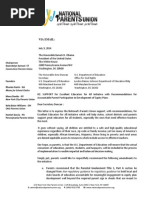 Parents Response To Arne Duncan Excellent Educators For All