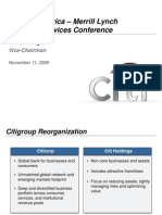 Citi November 11, 2009 Investor Preso