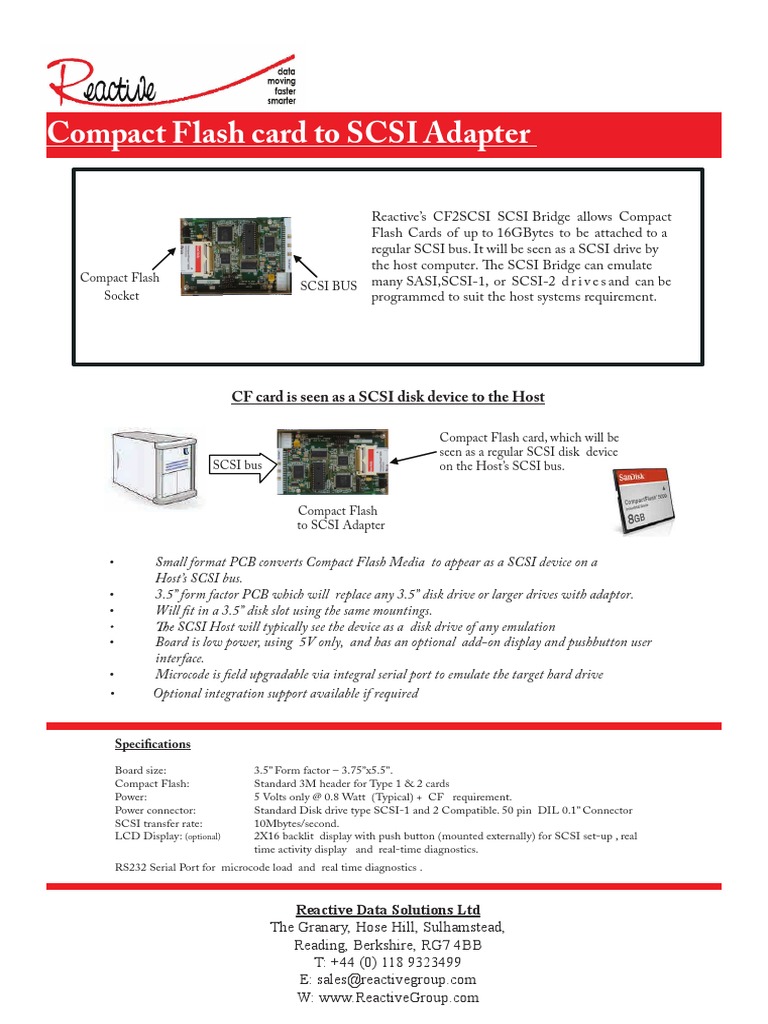 CF To SCSI June 07 | PDF | Games & Activities | Computers