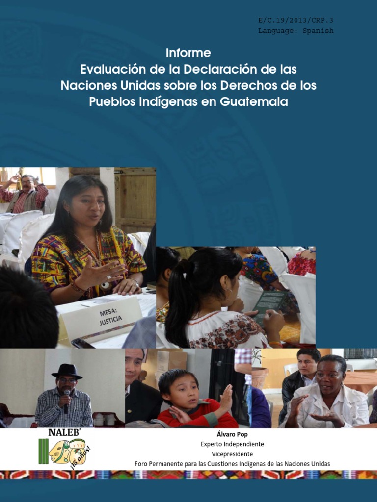 Evaluación de Derechos Indígenas en Guatemala | PDF | Gente indígena ...