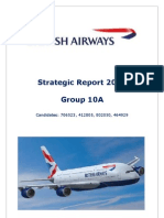 British Airways Strategic Plan