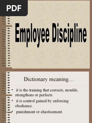 Employee Discipline