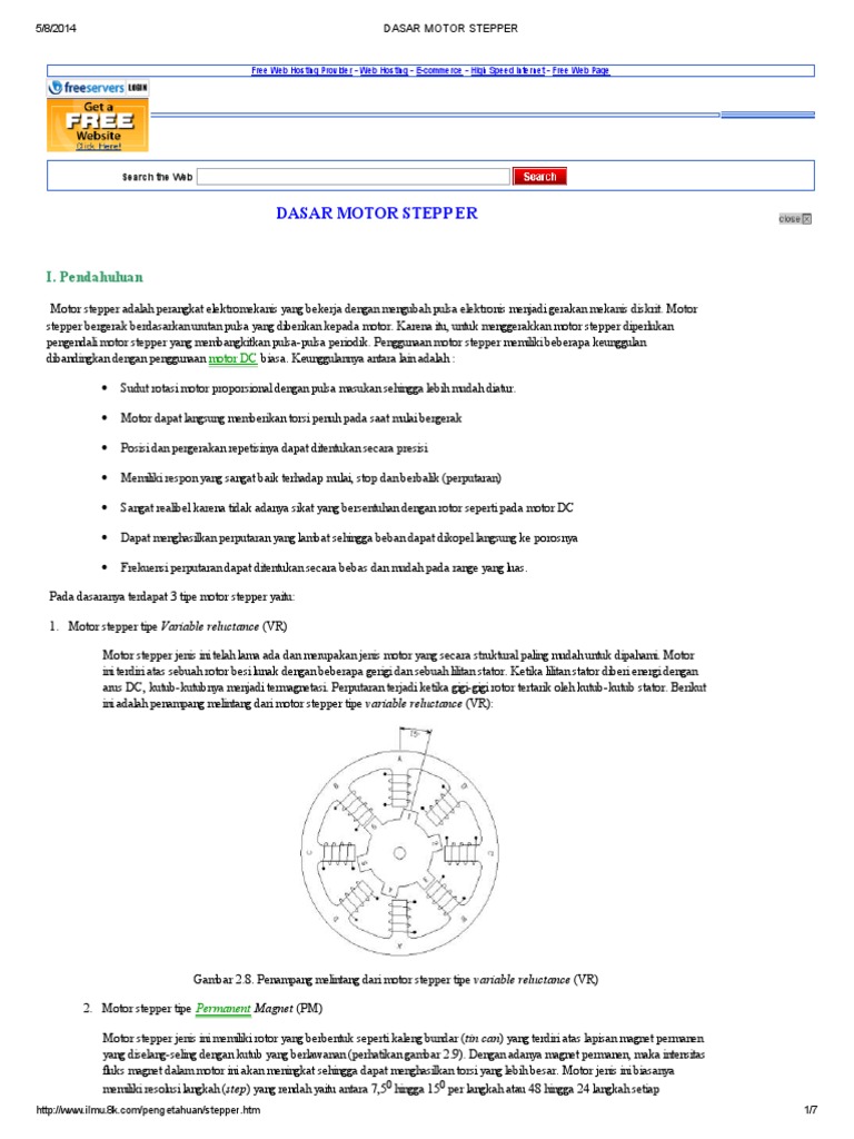 Dasar Motor Stepper | PDF