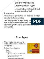 Optical Fiber Modes and Configurations: Fiber Types