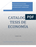 Catalogo Tesis Economia Iese