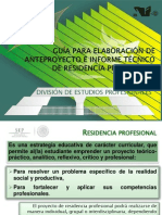 Guía Para Elaboración de Anteproyectos e Informe Téc Nico de RP Final