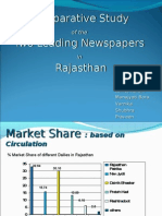 Comparative Study Two Leading Newspapers Rajasthan