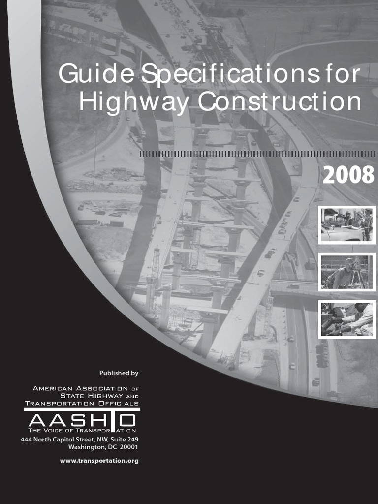 AASHTO Guide Specifications for Highway Construction Road Surface
