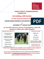 BHS Cambs Gift Auction 