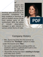 The Pride of India" Ritu Kumar Is A Person Who