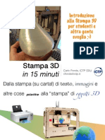 Stampa 3 D