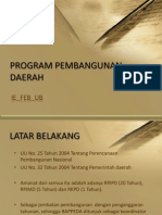 Program Pembangunan Daerah