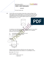 CBSE X 2009 Mathematics: Section D