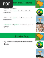 Samba Music: Key Rhythms & Instruments | PDF