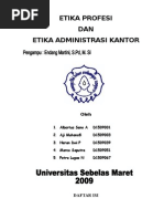 Download Makalah ETIKA PROFESI DAN ETIKA ADMINISTRASI KANTOR by pet-pet SN233337058 doc pdf