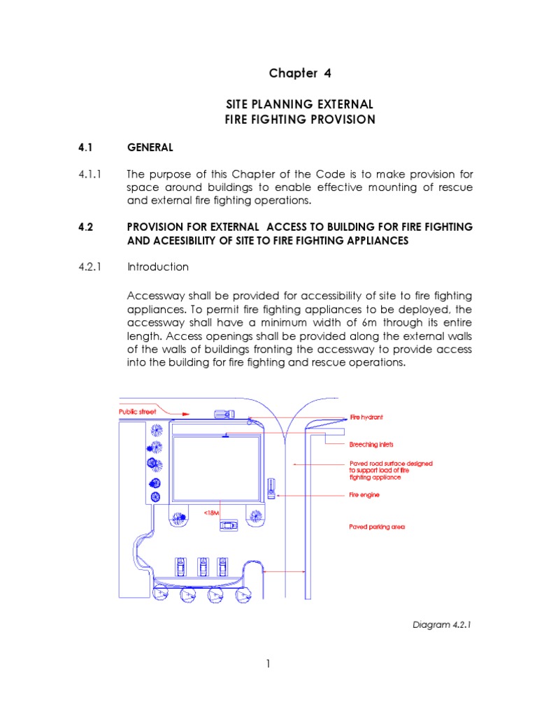 Fire Engine Accessway Requirements | PDF | Firefighting | Building ...