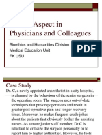 K6-Ethical Aspect in Physicians and Colleagues