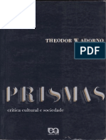 ADORNO, Theodor - Anotacoes Sobre Kafka - in Prismas Critica Cultural e Sociedade