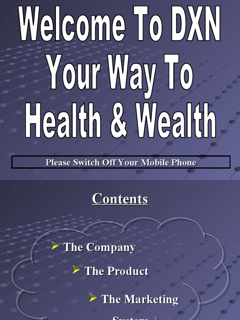 DXN Company Overview and Products | PDF | Vitamin | Dietary Fiber