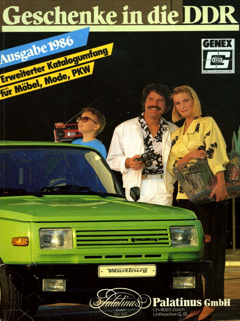 Genex / Hauptkatalog / Auto / 1986