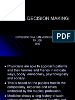 Ethical Decision Making in Medical Practice