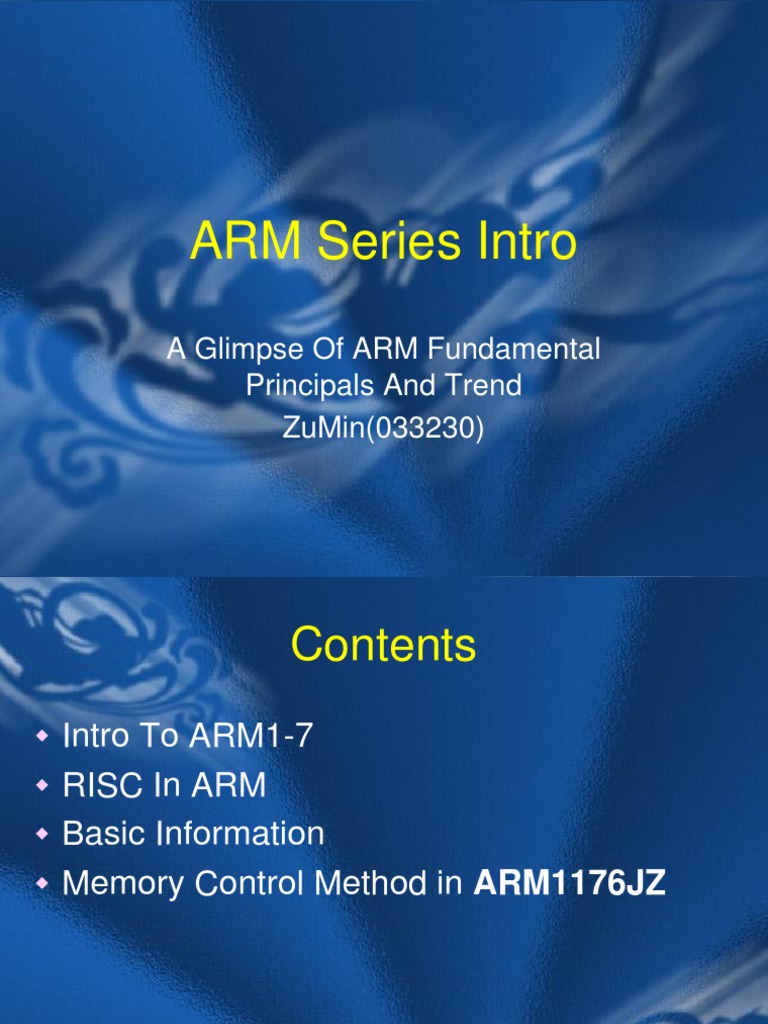 Arm Series Intro A Glimpse of Arm Fundamental Principals and Trend