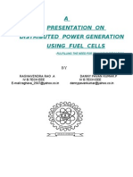 A Presentation On Distributed Power Generation Using Fuel Cells