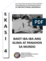 Hekasi 4 Misosa - 10. Bakit Iba-Iba Ang Klima at Panahon Sa Mundo