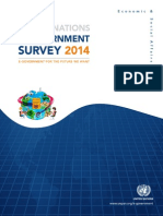 UNDESA E-Gouvernement, Étude Complète 2014