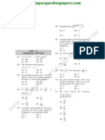 CGL Numerical Aptitude Solved Paper Held On 16.05.2010 2nd Sitting WWWW - Sscportal.in