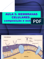 aula 5 Membrana e transporte