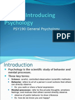 Topic01 - Introducing Psychology