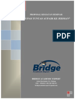 Proposal Kegiatan Seminar Aupair - Bridge Malang