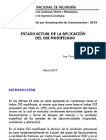 Actualización del índice GSI modificado para evaluar condiciones geomecánicas en minería subterránea