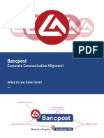 Bancpost: Corporate Communication Alignment