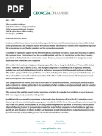 Letter to Rep. Paul Broun on the proposed Waters of the U.S. rule