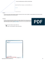 Como Usar Simultaneamente Duas Conexões a Internet Diferentes