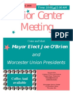 Senior Center Meeting 11-30-09