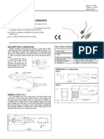 Inductive Proximity Sensors: Description & Operation