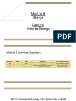 Strings Intro To Strings