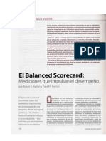 El Balanced Score Card-Mediciones Que Impulsan El Desempe o