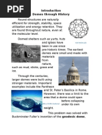 Domes Through History: C60 Molecule (Fullerene)