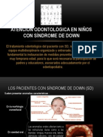 Atención Odontológica en Niños Con Síndrome de Down