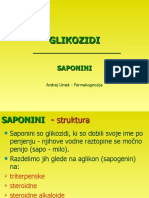 V Glikozidi Saponini