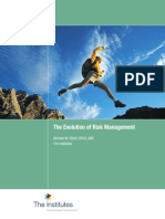 The Evolution of Risk Management