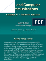 Data and Computer Communications: - Network Security