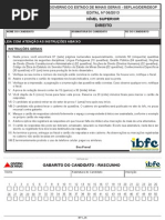 Ibfc 2014 Seplag Mg Gestor de Transportes e Obras Direito Prova