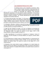 Centrales Hidroelectricas en El Perú