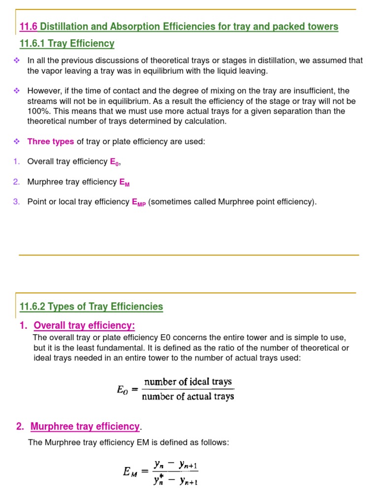 Distillation 3 | PDF | Distillation | Unit Operations