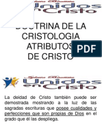 Doctrina de La Cristologia (Atributos de Cristo)